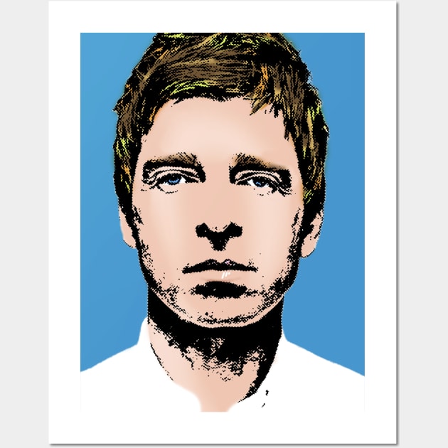 Noel Gallagher POP Wall Art by SiSuSiSu